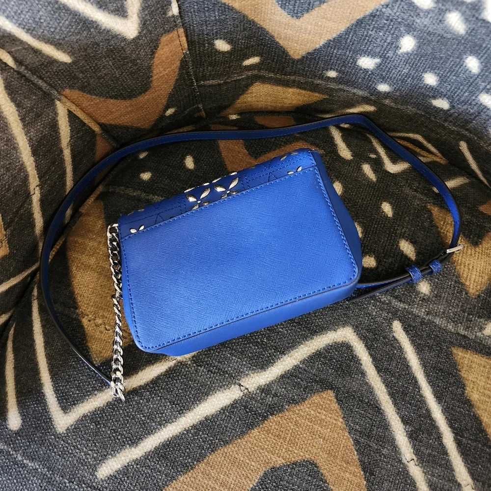 Sale Michael Kors Royal Star Studded Saffiano Leather Crossbody Tina Embellished